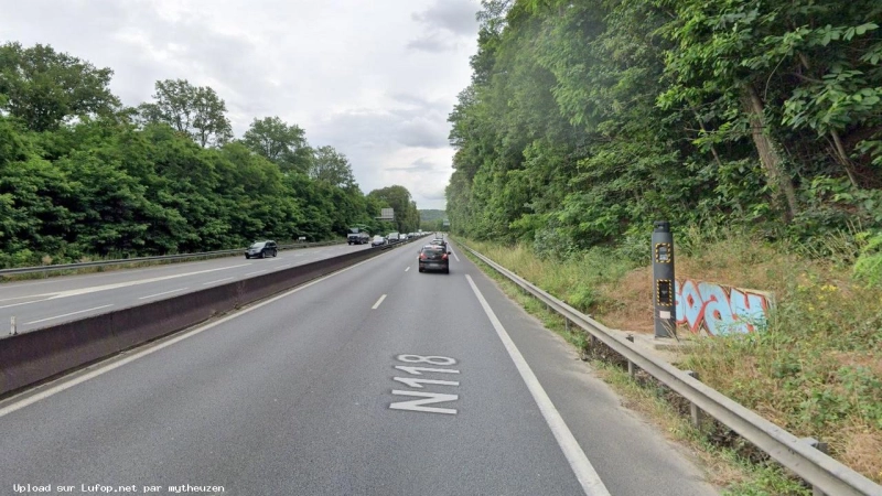 FRANCE photo du radar Bièvres N118 91 - Essonne