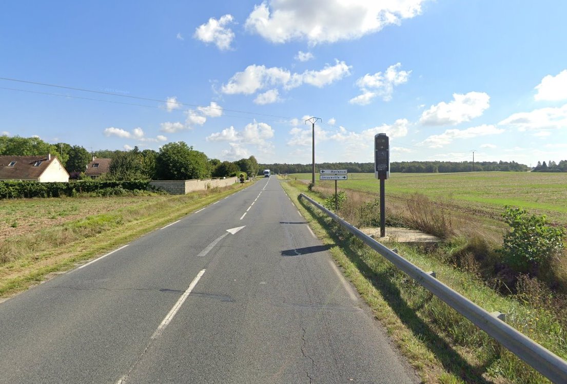 FRANCE photo du radar Boissy-aux-Cailles D152 77 - Seine-et-Marne