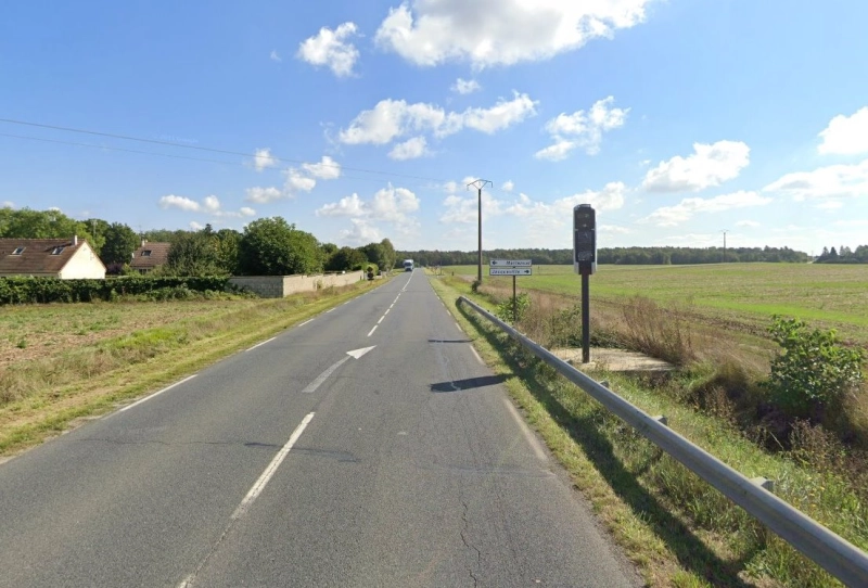 FRANCE photo du radar Boissy-aux-Cailles D152 77 - Seine-et-Marne