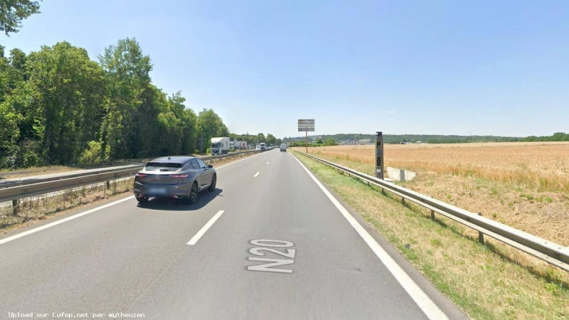 FRANCE photo du radar Morigny-Champigny N20 91 - Essonne