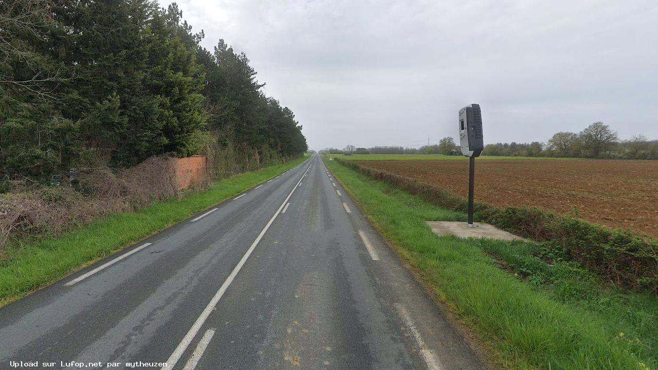 FRANCE photo du radar Saint-Maurice-la-Clouère D741 86 - Vienne