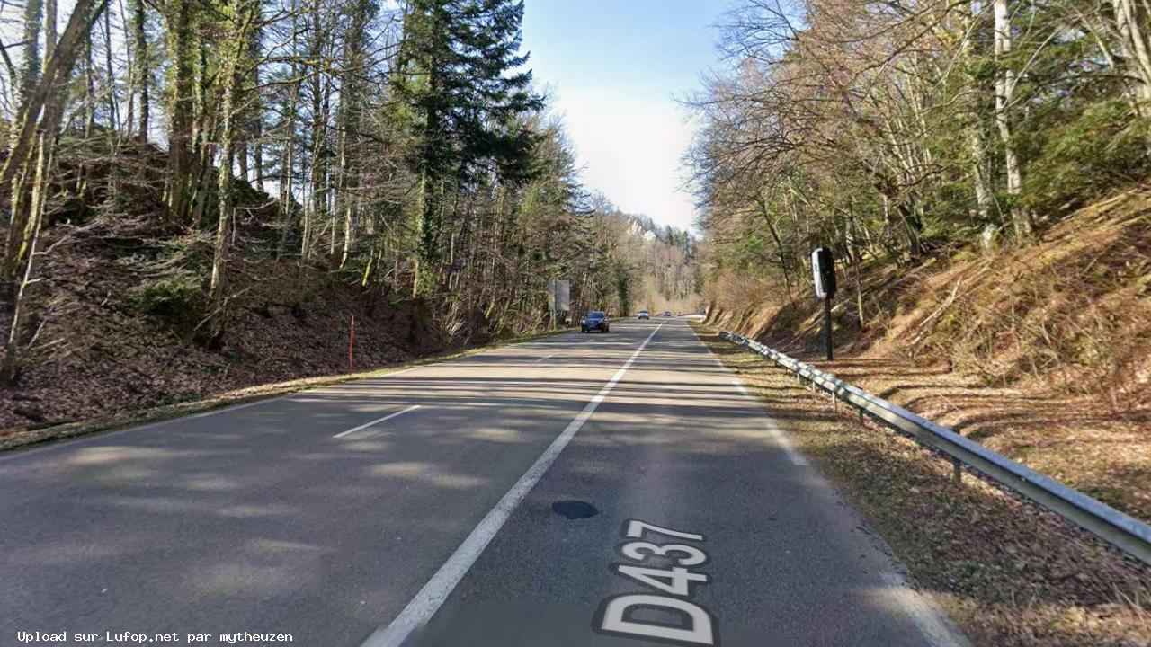 FRANCE photo du radar Montandon D437 25 - Doubs