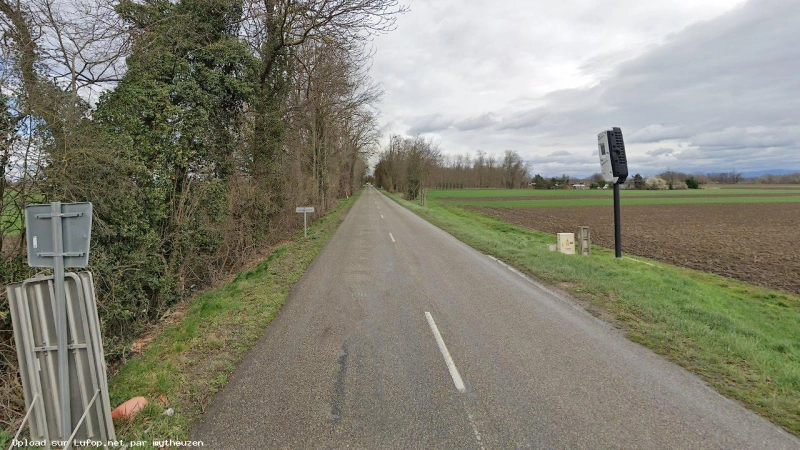 FRANCE photo du radar Plobsheim D468 67 - Bas-Rhin FRANCE photo du radar Plobsheim D468 67 - Bas-Rhin