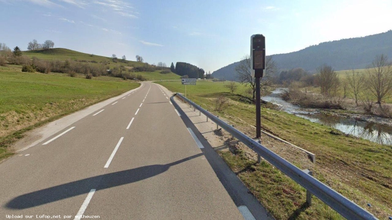 FRANCE photo du radar Pays-de-Montbenoît D437 25 - Doubs FRANCE photo du radar Pays-de-Montbenoît D437 25 - Doubs