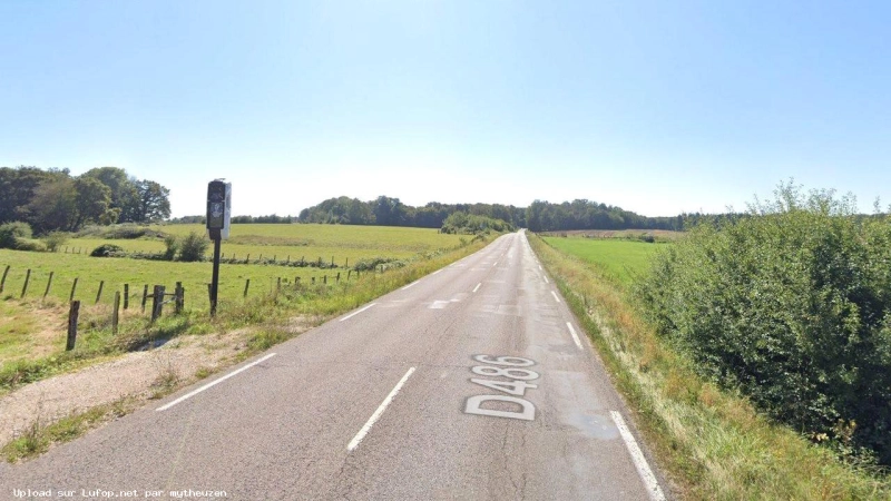 FRANCE photo du radar Saint-Germain D486 70 - Haute-Saône FRANCE photo du radar Saint-Germain D486 70 - Haute-Saône