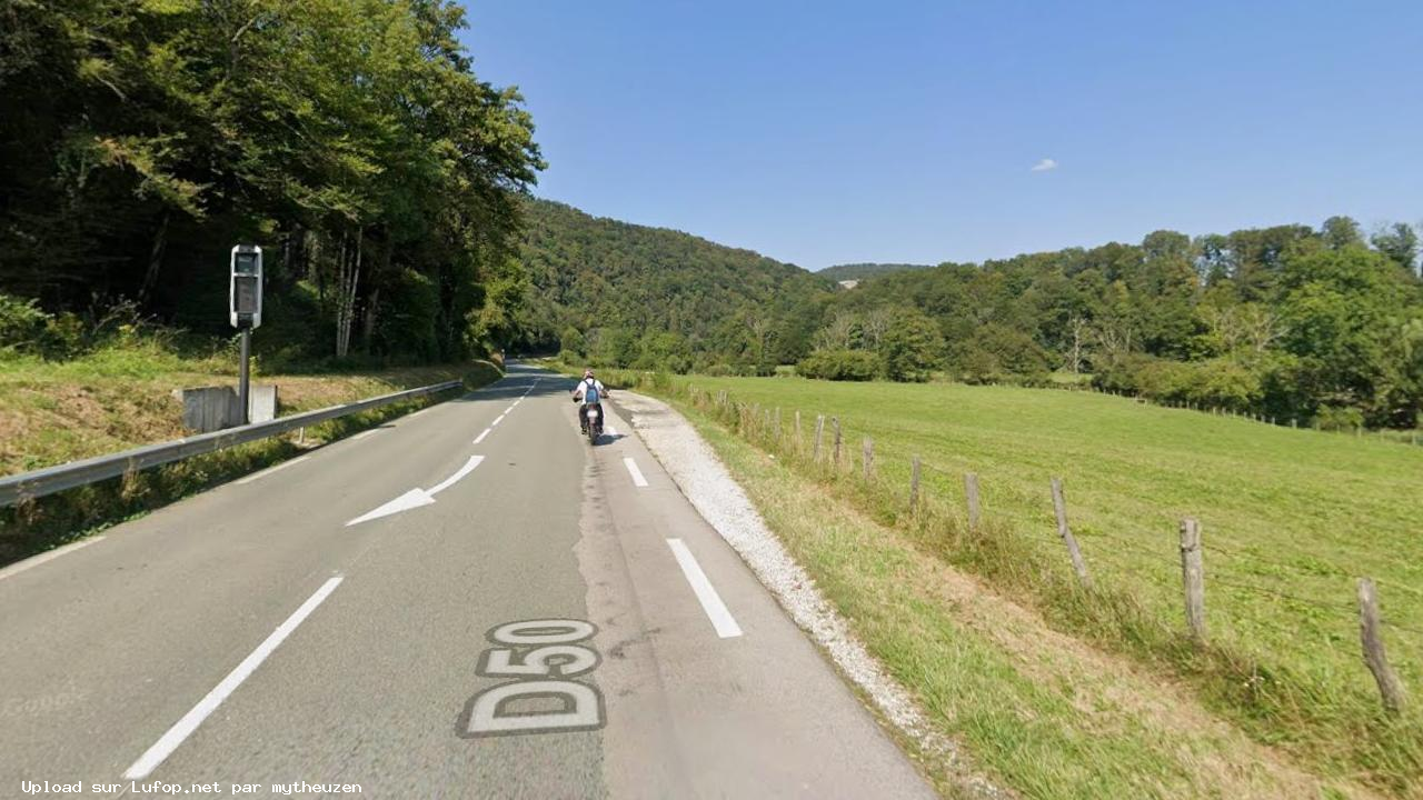 FRANCE photo du radar Pont-les-Moulins D50 25 - Doubs