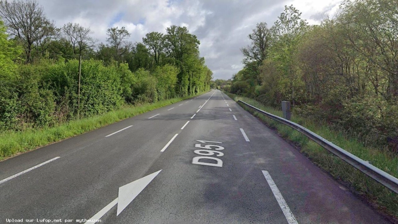 FRANCE photo du radar Saint-Laurent-de-Céris D951 16 - Charente