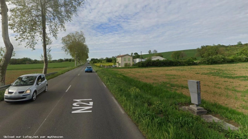 FRANCE photo du radar Sainte-Christie N21 32 - Gers FRANCE photo du radar Sainte-Christie N21 32 - Gers