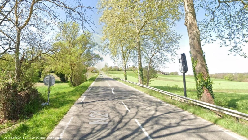 FRANCE photo du radar Lectoure N21 32 - Gers FRANCE photo du radar Lectoure N21 32 - Gers