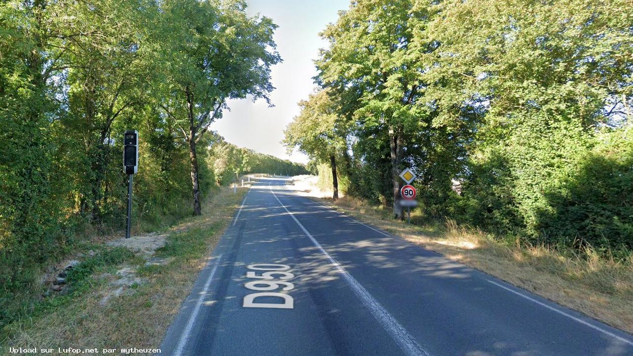 FRANCE photo du radar Brioux-sur-Boutonne D950 79 - Deux-Sèvres