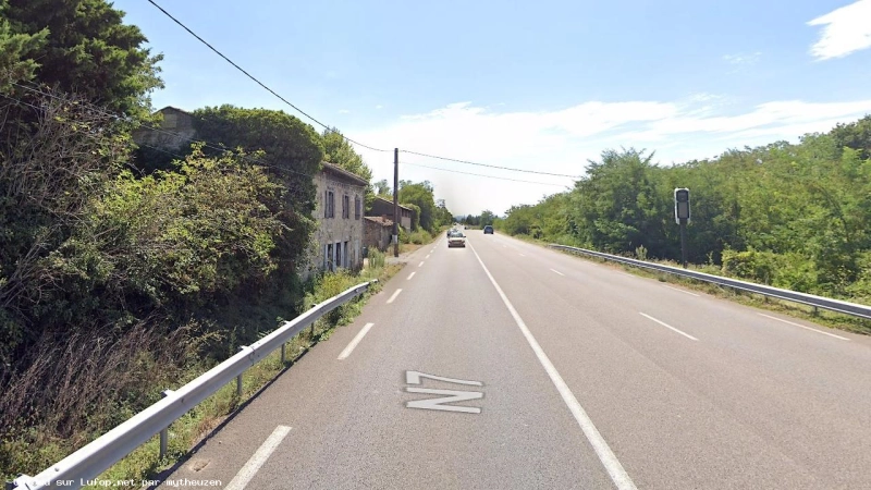 FRANCE photo du radar La Coucourde Route Nationale 7 26 - Drôme