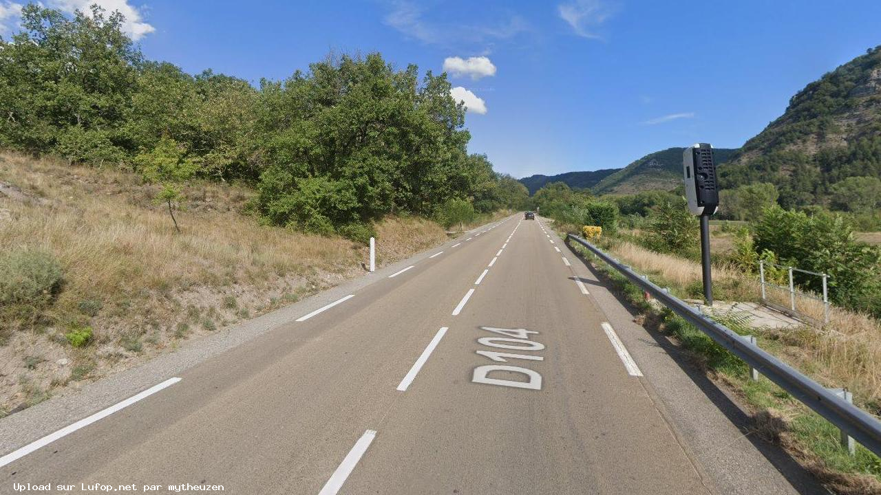 FRANCE photo du radar Coux D104 07 - Ardèche