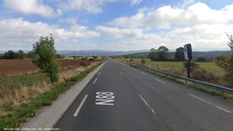 FRANCE photo du radar Langogne N88 48 - Lozère
