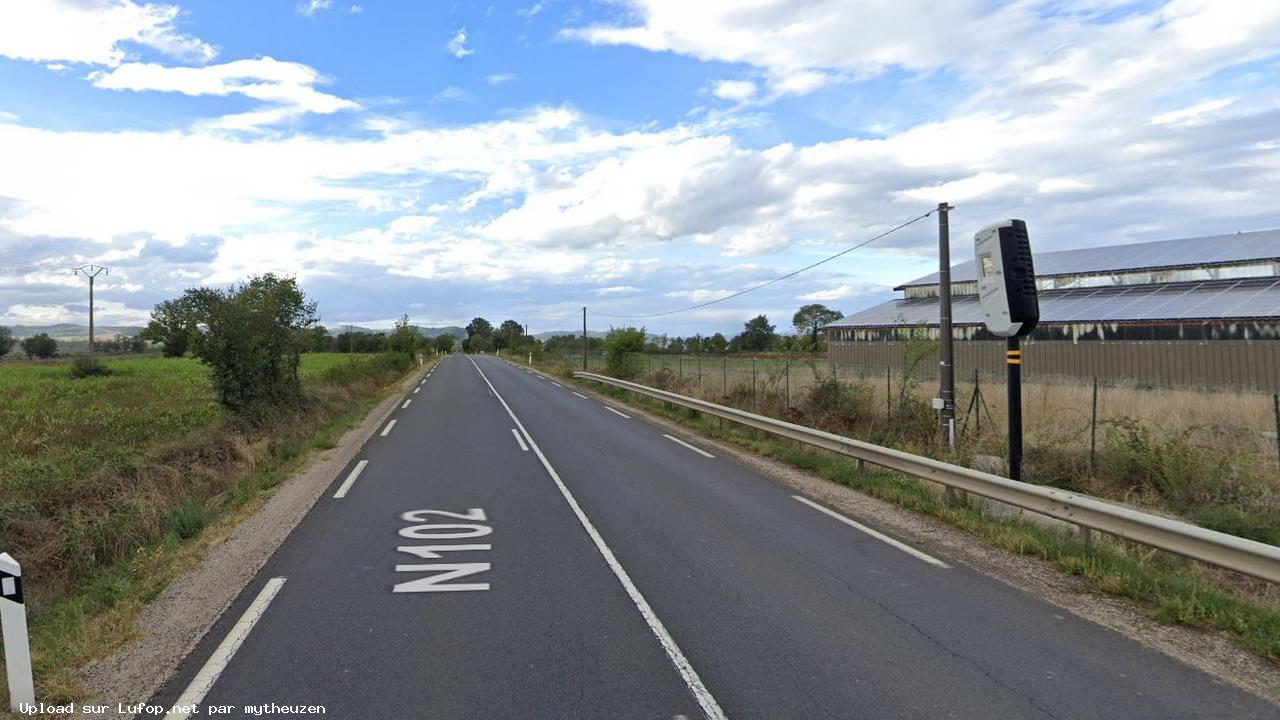 FRANCE photo du radar Saint-Georges-d´Aurac N102 43 - Haute-Loire