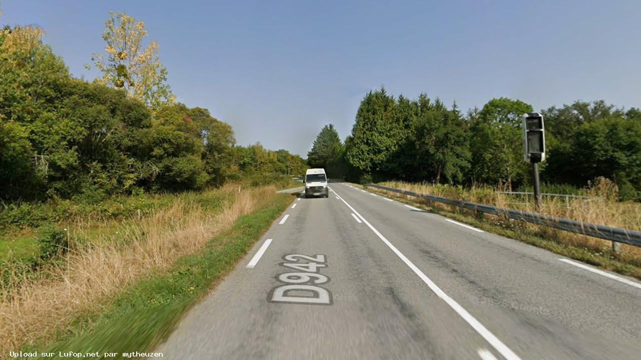 FRANCE photo du radar La Saunière D942 23 - Creuse