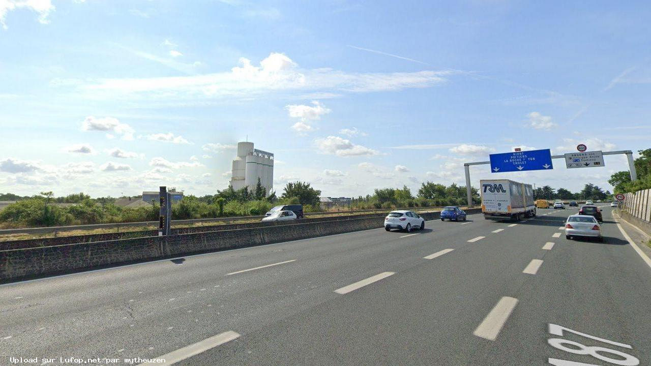 FRANCE photo du radar Saint-Barthélémy-d’Anjou A87 49 - Maine-et-Loire