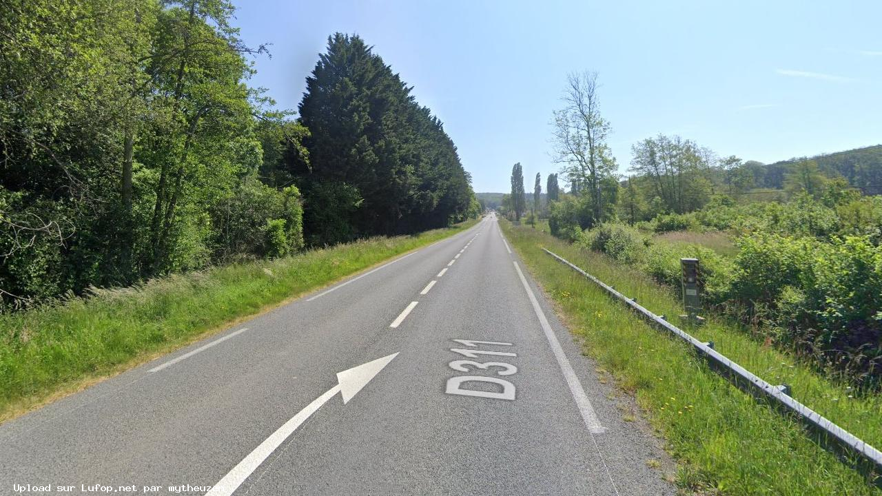 FRANCE photo du radar Saint-Rigomer-des-Bois D311 72 - Sarthe