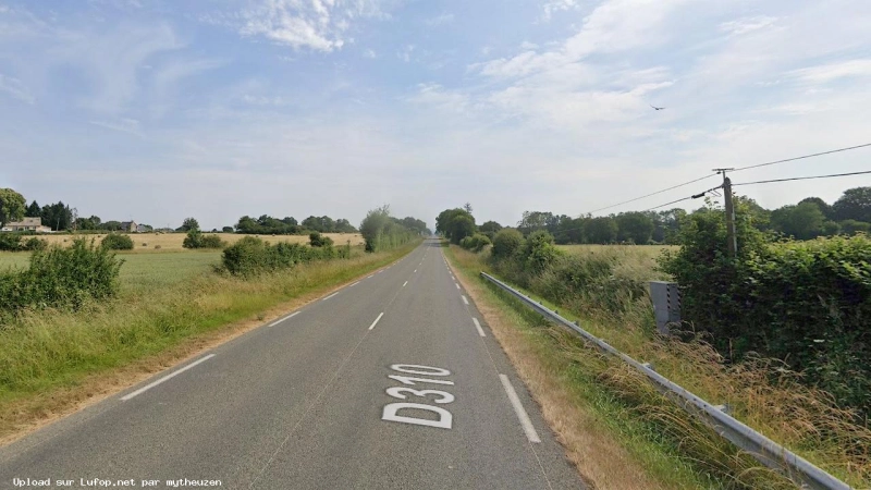 FRANCE photo du radar Montreuil-le-Chétif D310 72 - Sarthe