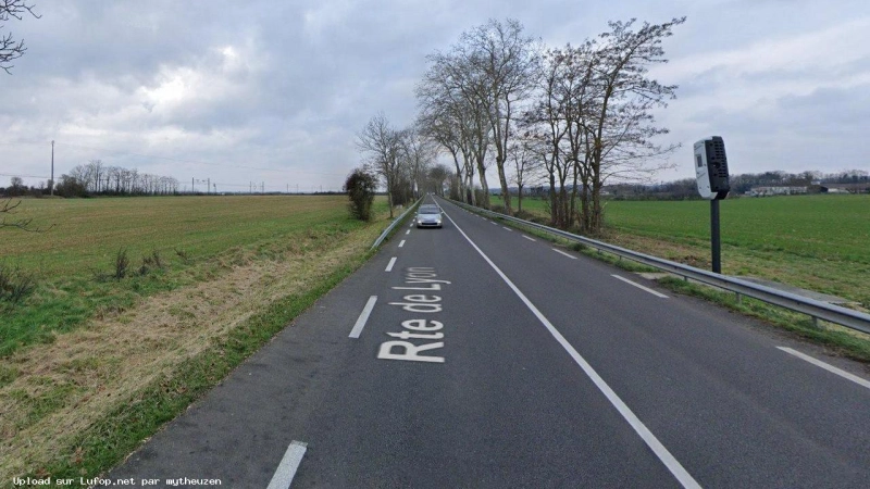 FRANCE photo du radar Pérouges D1084 01 - Ain FRANCE photo du radar Pérouges D1084 01 - Ain