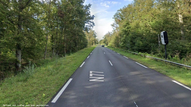 FRANCE photo du radar Vergigny N77 89 - Yonne