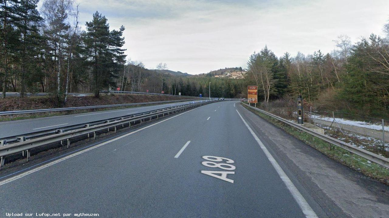 FRANCE photo du radar Thiers A89 63 - Puy-de-Dôme