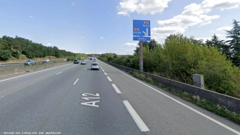 FRANCE photo du radar Bailly A12 78 - Yvelines