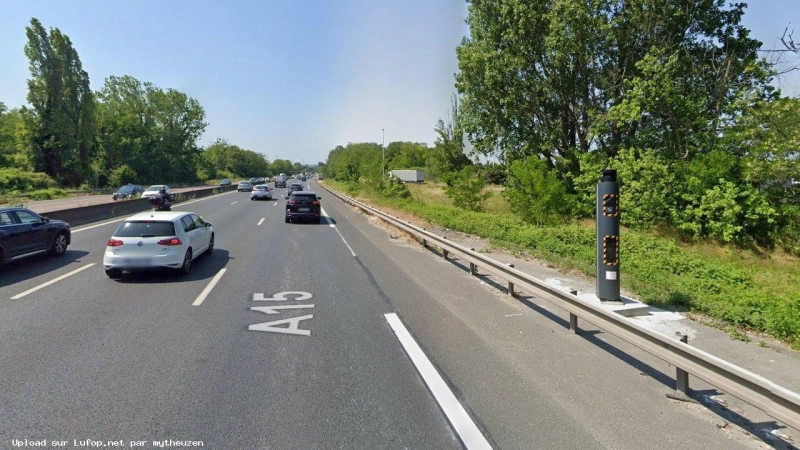 FRANCE photo du radar Pierrelaye A15 95 - Val-d’Oise