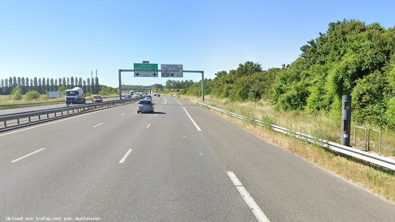 FRANCE photo du radar Vert-Saint-Denis A5b 77 - Seine-et-Marne