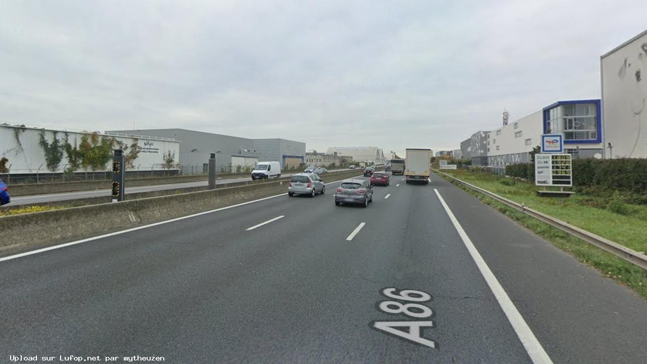 FRANCE photo du radar Vélizy-Villacoublay A86 78 - Yvelines