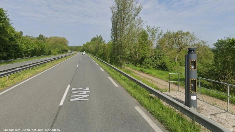 FRANCE photo du radar La Capelle-lès-Boulogne N42 62 - Pas-de-Calais