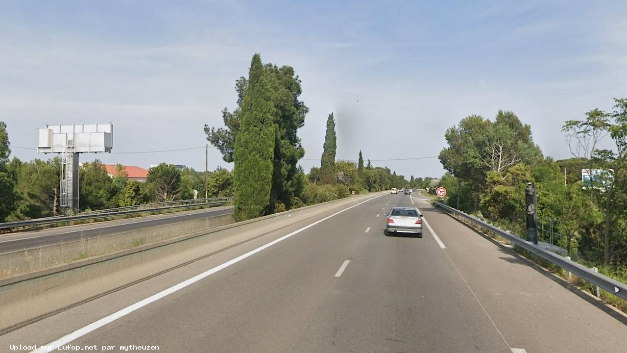 FRANCE photo du radar Canet-en-Roussillon D617 66 - Pyrénées-Orientales