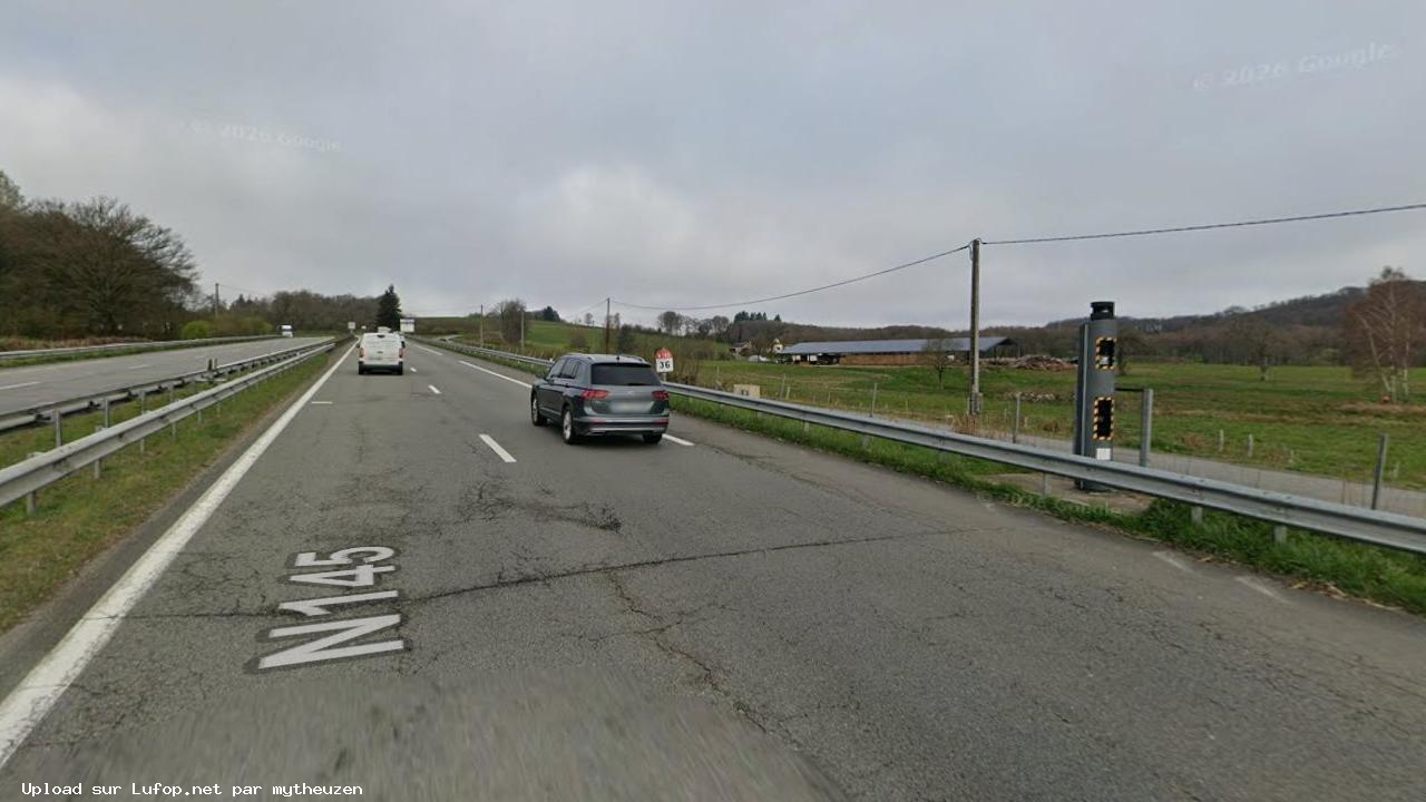 FRANCE photo du radar Saint-Vaury N145 23 - Creuse