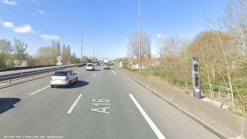 FRANCE photo du radar Coudekerque-Branche A16 59 - Nord