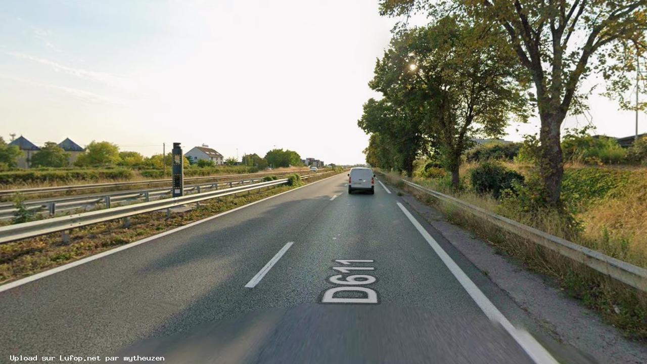 FRANCE photo du radar Chauray D611 79 - Deux-Sèvres