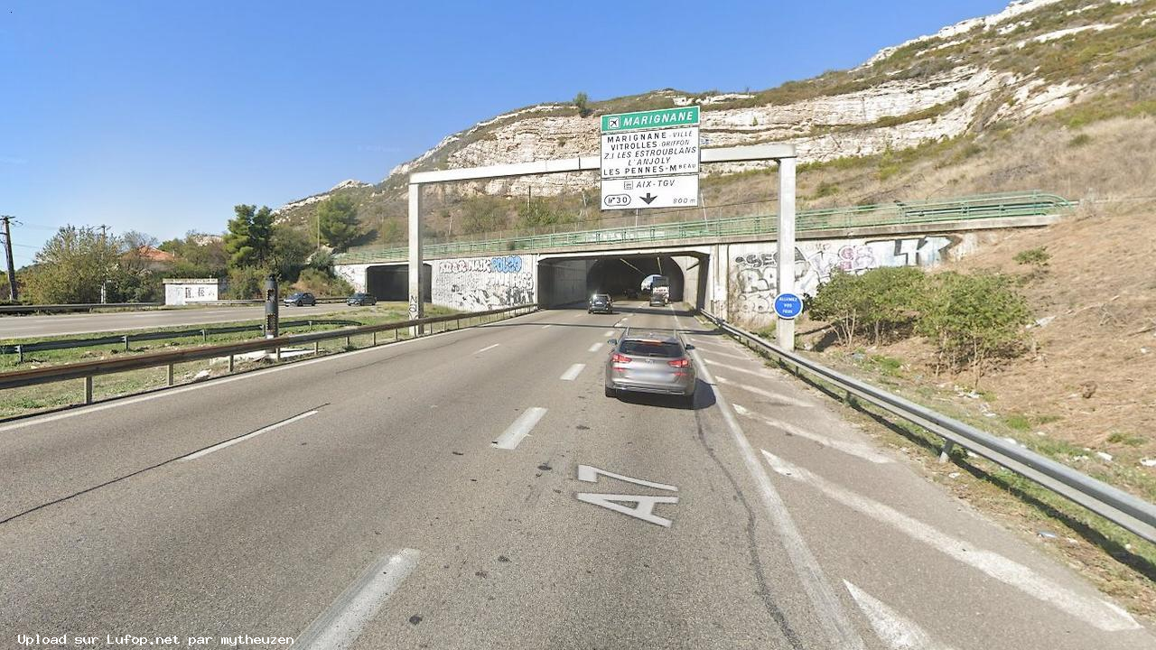 FRANCE photo du radar Les Pennes-Mirabeau A7 13 - Bouches-du-Rhône