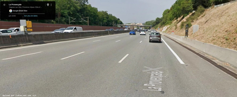 FRANCE photo du radar Cagnes-sur-Mer A8 06 - Alpes-Maritimes