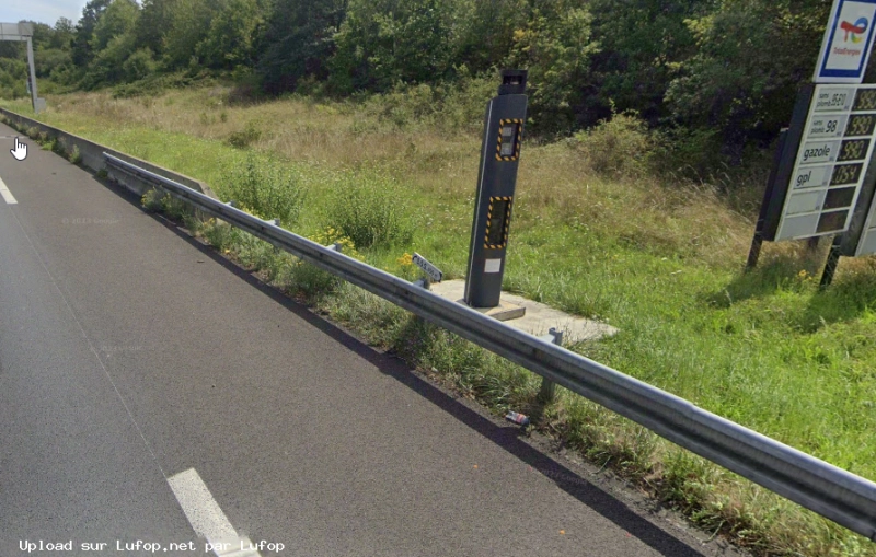 FRANCE photo du radar Neuville sur Sarthe A11 72 - Sarthe