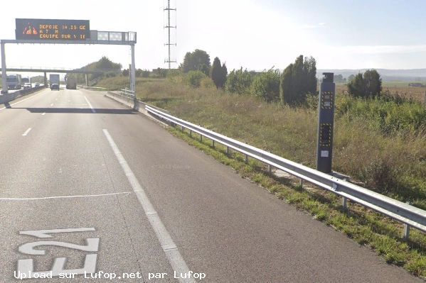 FRANCE photo du radar Vrécourt A31 88 - Vosges
