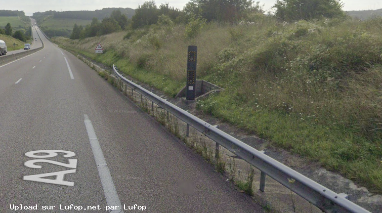 FRANCE photo du radar Aumale A29 76 - Seine-Maritime