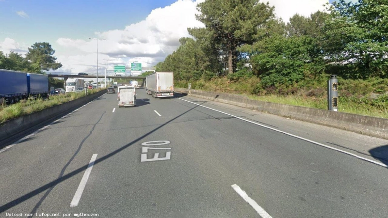 FRANCE photo du radar Pessac A63 33 - Gironde FRANCE photo du radar Pessac A63 33 - Gironde