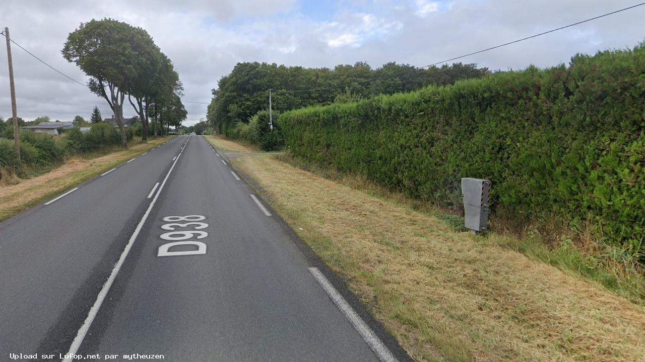 FRANCE photo du radar Baugé-en-Anjou D938 49 - Maine-et-Loire