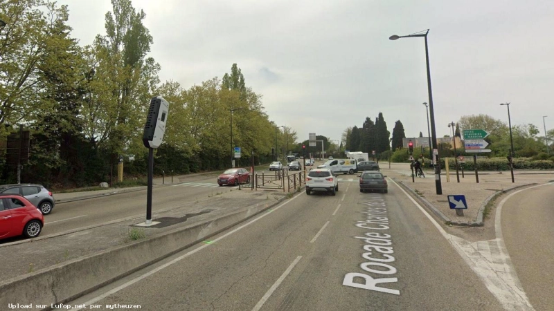 FRANCE photo du radar Avignon Rocade Charles de Gaulle 84 - Vaucluse