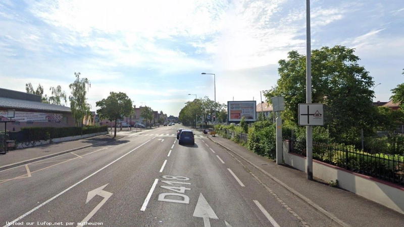 FRANCE photo du radar Colmar D418 68 - Haut-Rhin FRANCE photo du radar Colmar D418 68 - Haut-Rhin