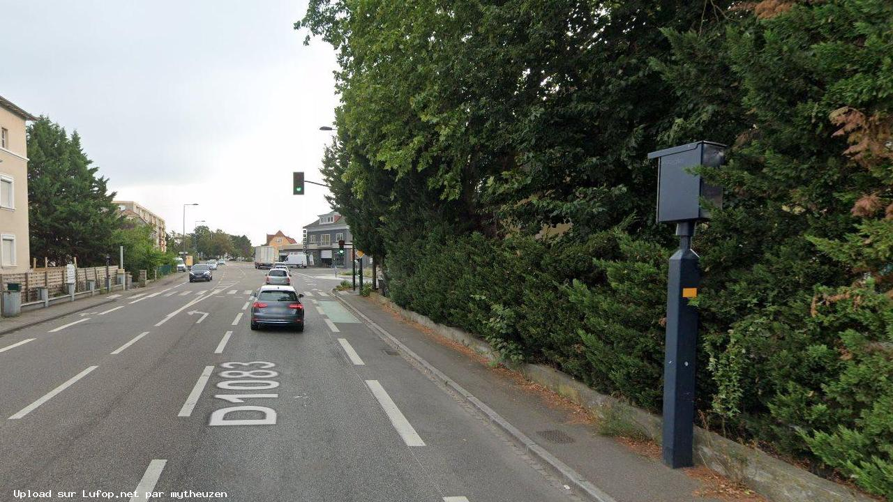 FRANCE photo du radar Sélestat D1083 67 - Bas-Rhin