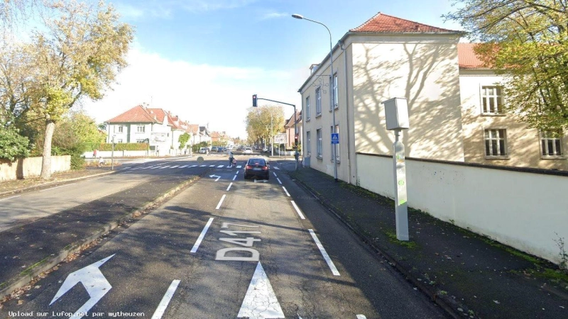 FRANCE photo du radar Colmar D417 68 - Haut-Rhin FRANCE photo du radar Colmar D417 68 - Haut-Rhin