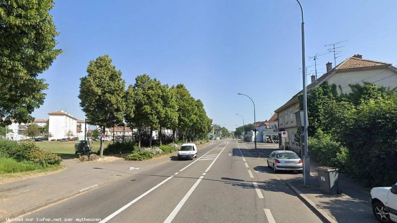 FRANCE photo du radar Mulhouse Rue de Kingersheim 68 - Haut-Rhin