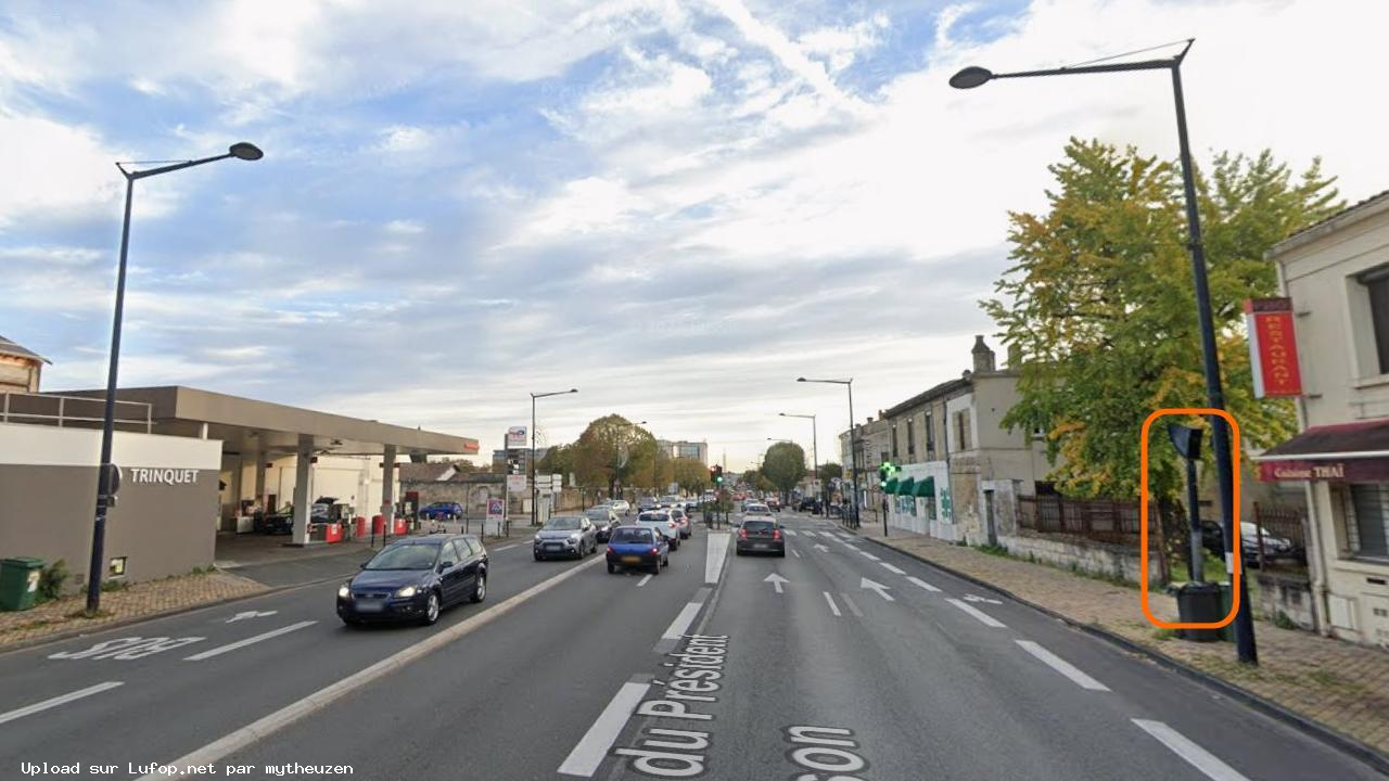 FRANCE photo du radar Bordeaux Boulevard du Président Wilson 33 - Gironde
