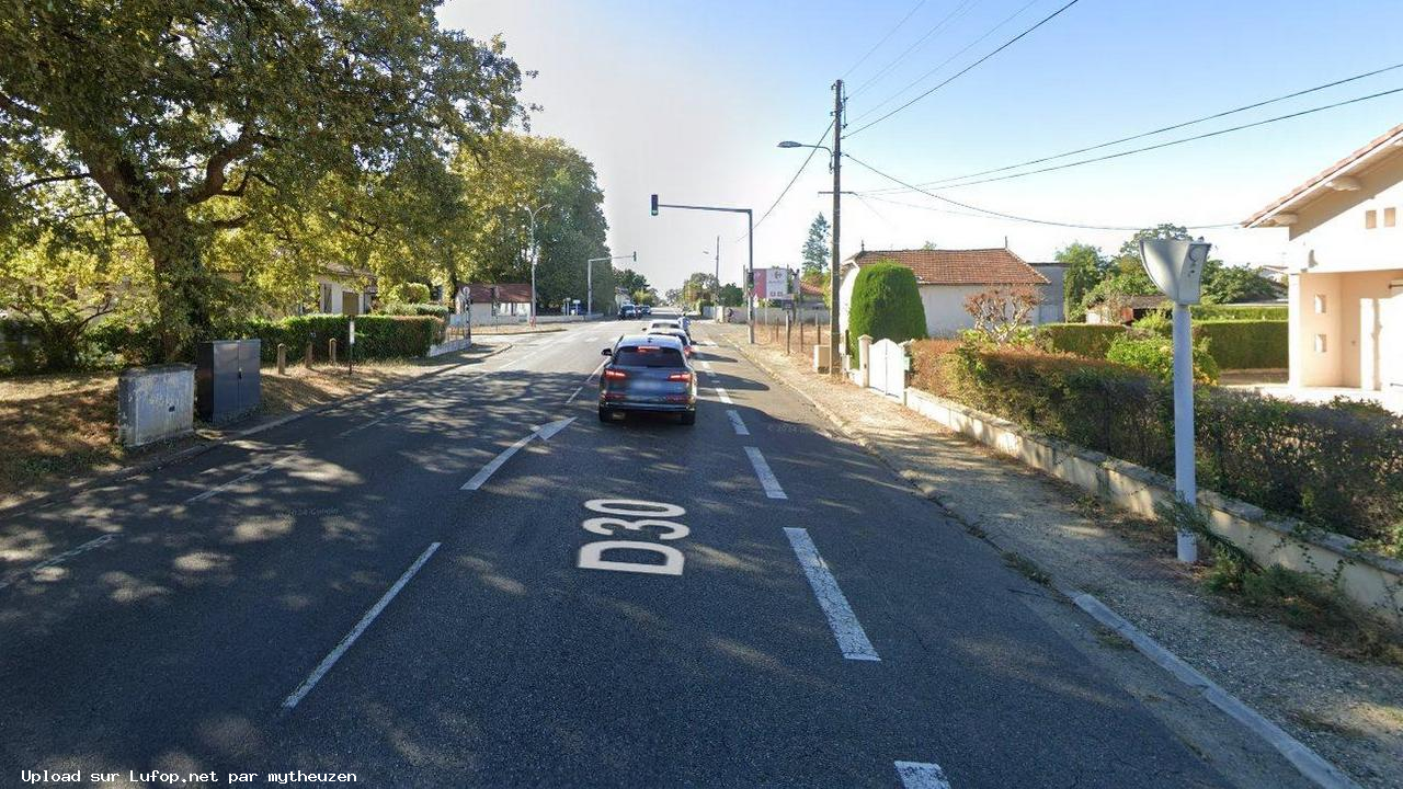 FRANCE photo du radar Mont-de-Marsan D30 40 - Landes