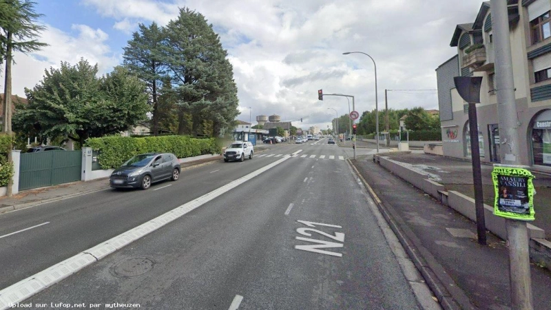 FRANCE photo du radar Tarbes N21 65 - Hautes-Pyrénées FRANCE photo du radar Tarbes N21 65 - Hautes-Pyrénées