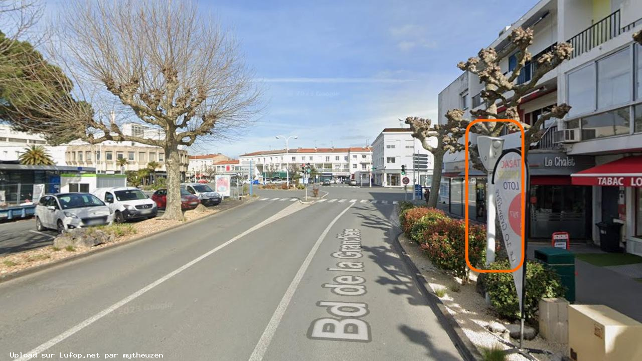 FRANCE photo du radar Royan Boulevard de la Grandière 17 - Charente-Maritime